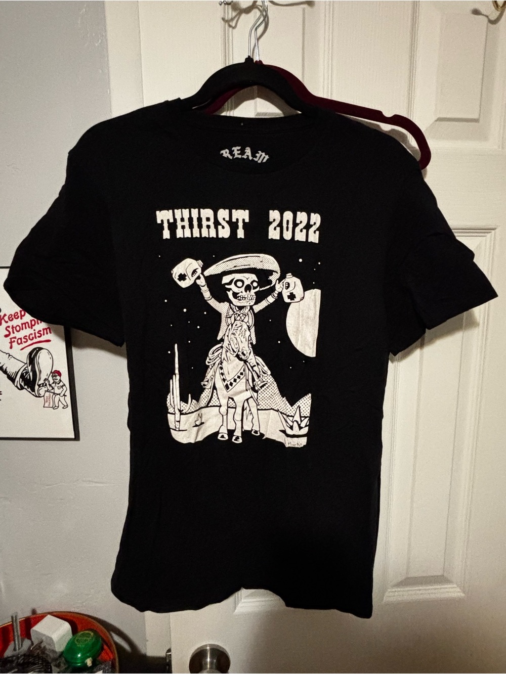 Black 'Thirst 2022' Graphic Tee - Unbranded